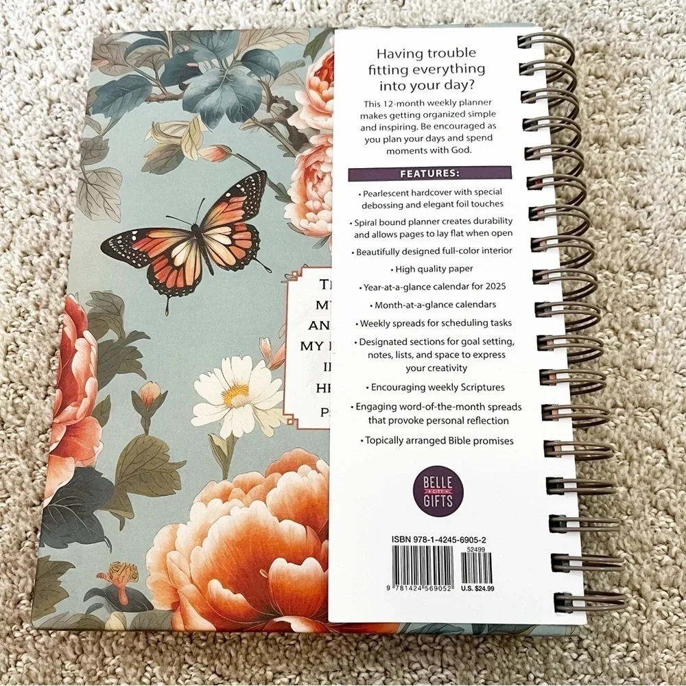 The Lord Is My Strength 2025 Planner: 12-Month Weekly Planner Calendar Religious